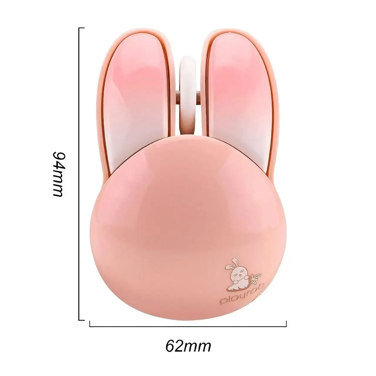 Cute Rabbit Wireless Mouse Portable Silent Mice High Appearance Universal for Laptop iPad Tablet Phone Girls Mini Wireless Mouse