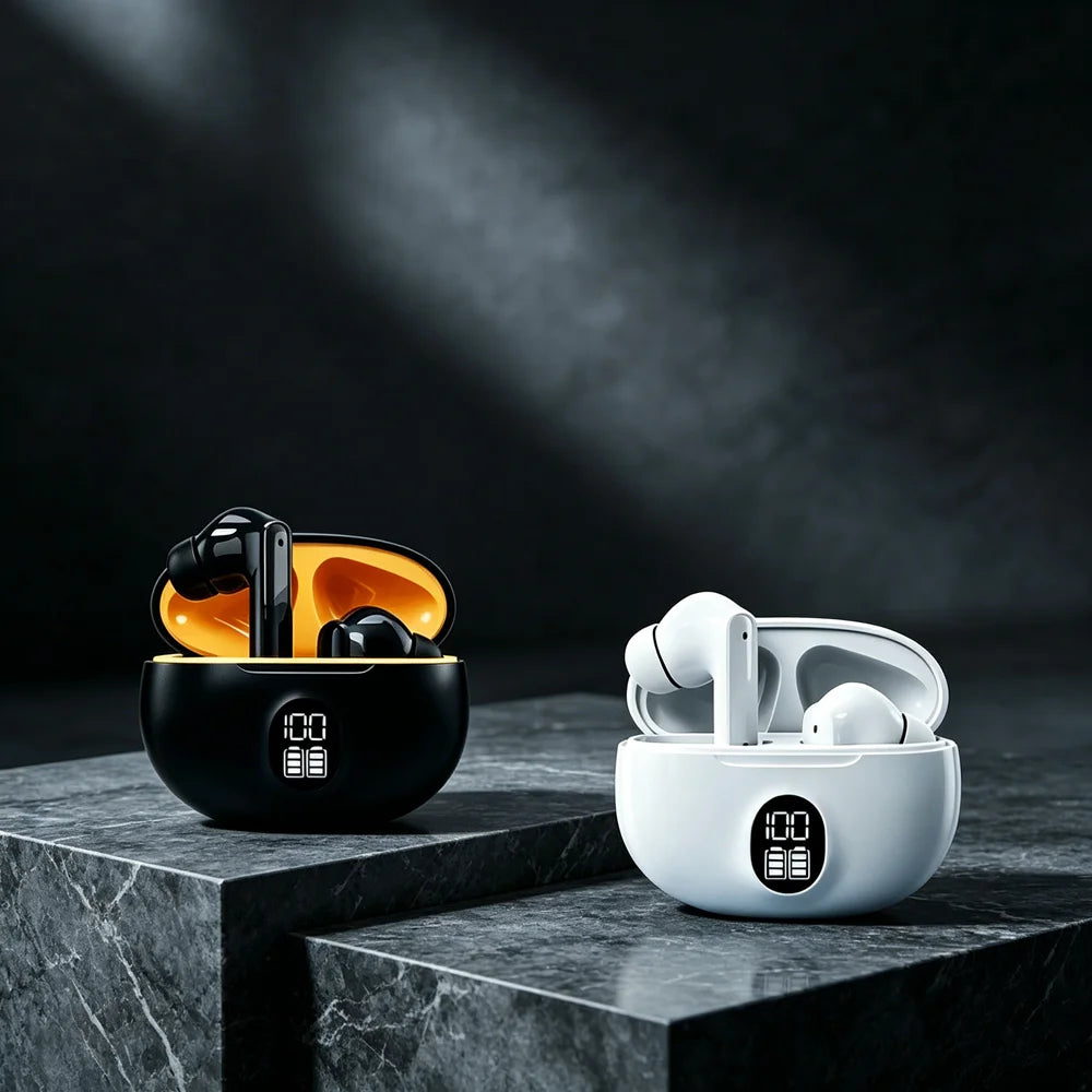 TWS Wireless Headphones Game Bluetooth Headphones with Micropho...