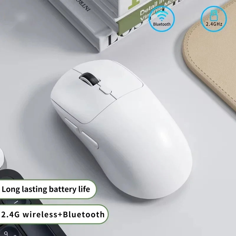 GPW Mouse Bluetooth 2.4G Wireless Three-Mode Rechargeable Ergonomic Office Gaming Portable Mice For iPad PC Laptop Mouse ﻿