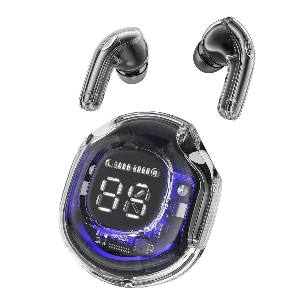 NEW Wireless Bluetooth Headset Wireless Headphones LED Power Digital Display Stereo Sound Wireless apply to smartphones