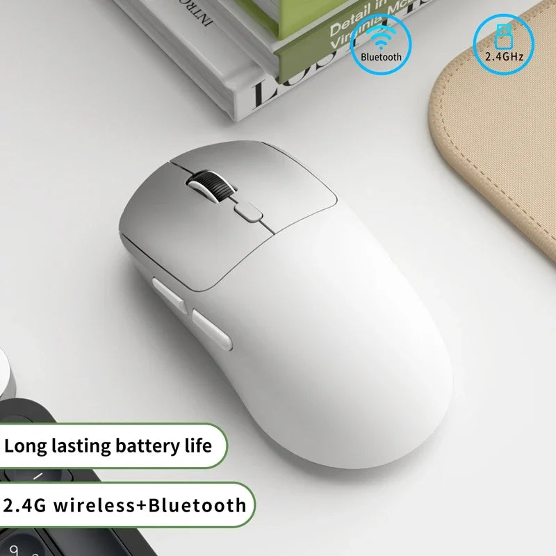 GPW Mouse Bluetooth 2.4G Wireless Three-Mode Rechargeable Ergonomic Office Gaming Portable Mice For iPad PC Laptop Mouse ﻿