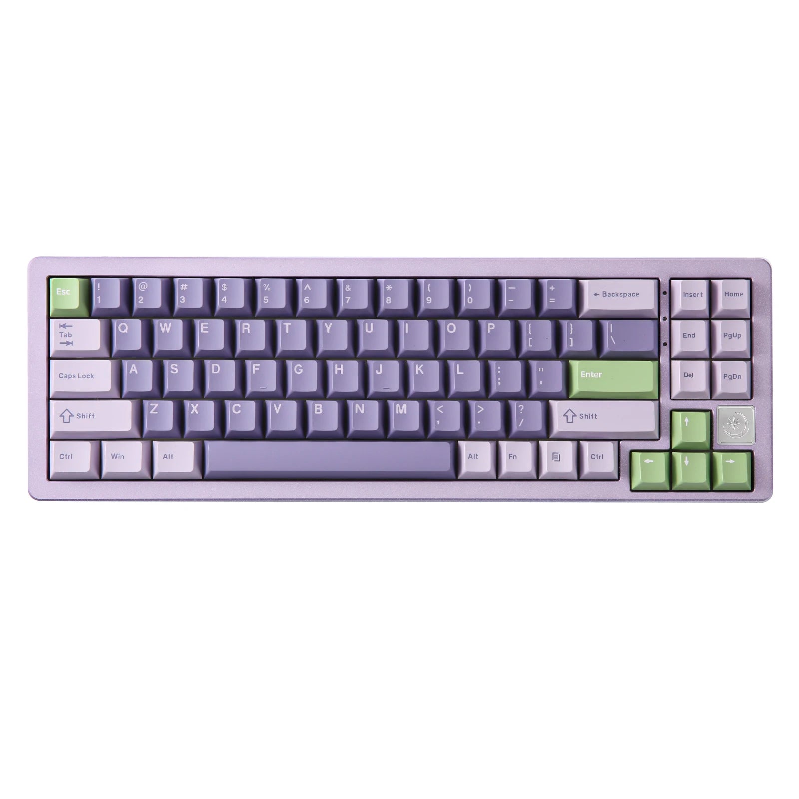 YUNZII AL71 Silver CNC Aluminum Mechanical Keyboard, Hot Swap 71-Key Wireless Gaming Keyboard, Compact Gasket Mac&Win Keyboard