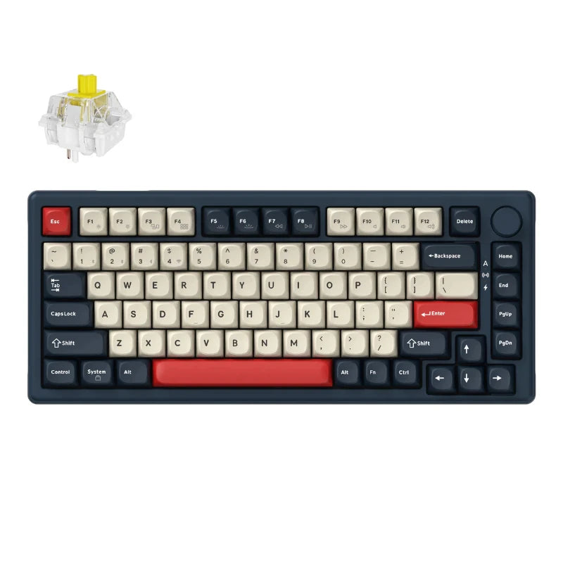 Keychron J2 QMK Wireless Mechanical Keyboard RGB Backlight with Keychron Super mechanical switch