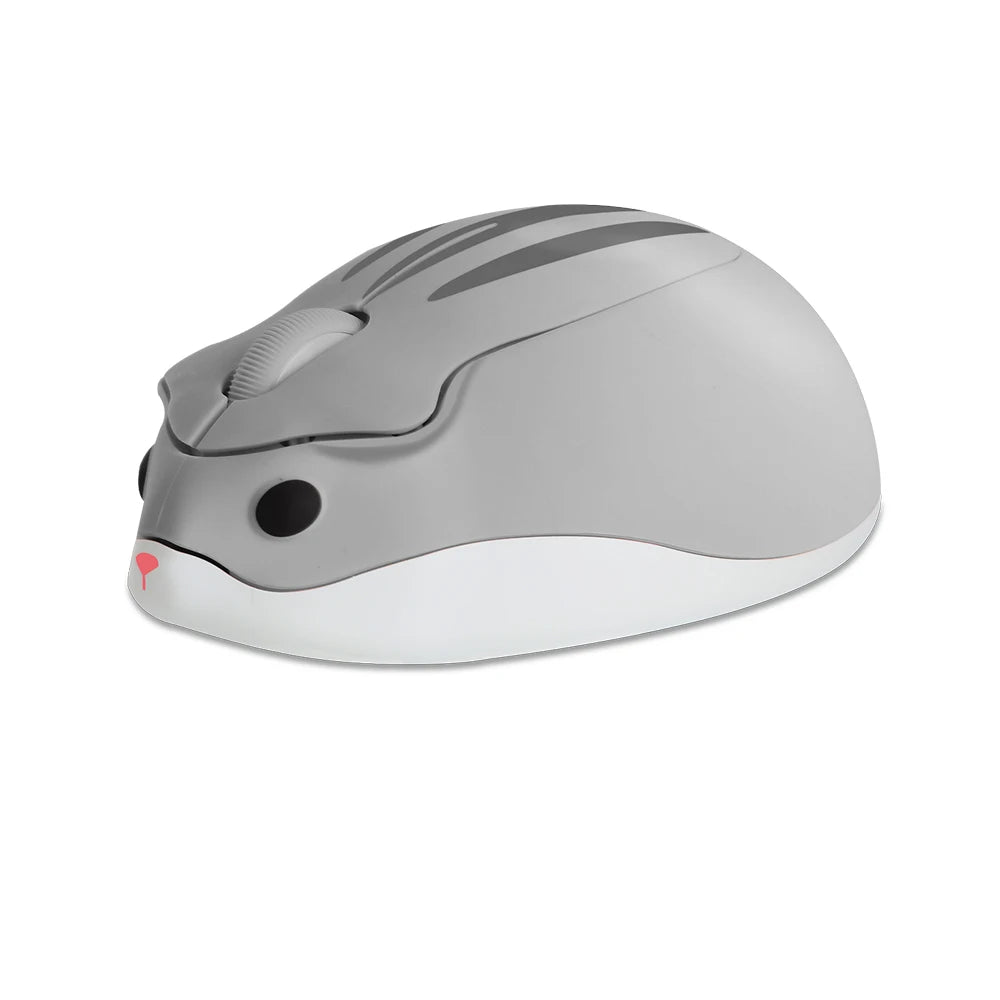 Wireless 2.4G Mouse Cute Hamster Appearance Mause Mute Button Light Weight Portable Mice Compatible Office Use Kid' Toy