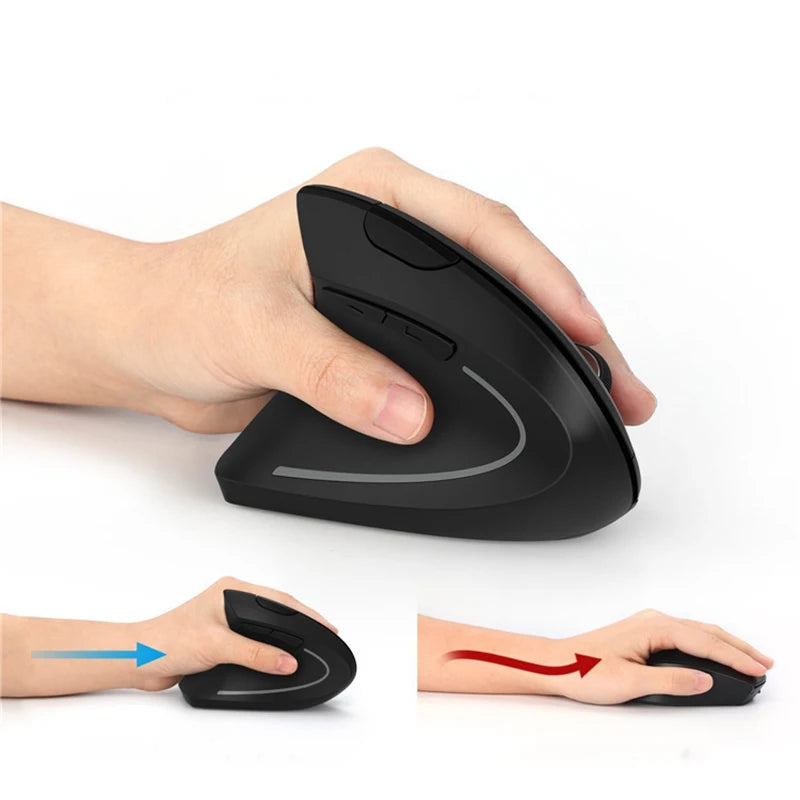 Left Right Hand Mouse Vertical Ergonomic 2.4G Wireless with Right Bluetooth Double Mode Mouse Computer PC Mice Gaming Mouse