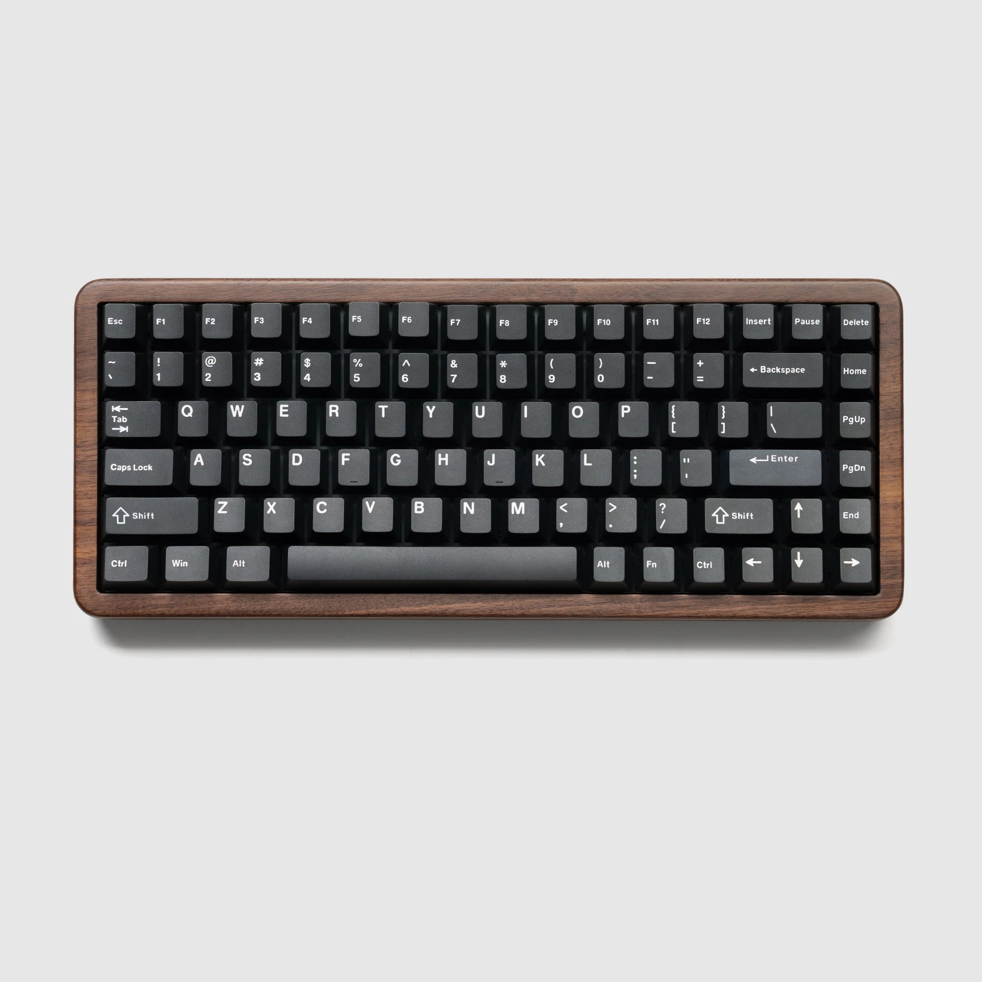 Womier WD75 QMK/VIA Wooden Gaming Keyboard 8000mAh Tri-Mode Wireless Mechanical Custom RGB Hot Swappable Keyboard