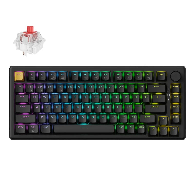 Keychron J2 QMK Wireless Mechanical Keyboard RGB Backlight with Keychron Super mechanical switch