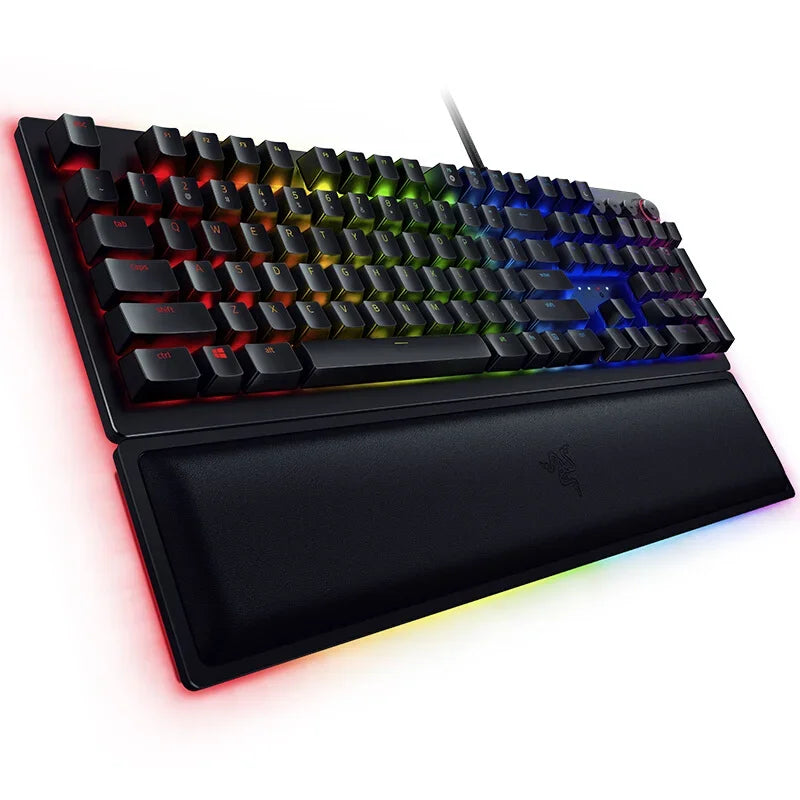 Razer Huntsman Elite Gaming Keyboard Optical SwitchesChroma RGB Magnetic Wrist Rest  Fast Actuation PC Gaming