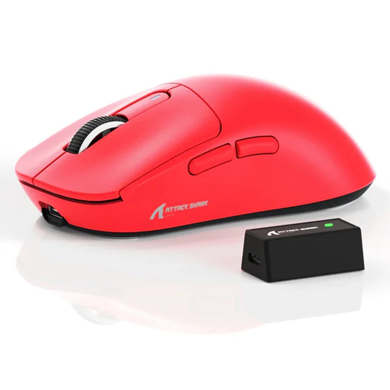 ATTACK SHARK X3PRO Wireless Gaming Mouse 8K PAW3395 59g Lightweight 26000DPI Tri-mode RGB Ergonomic Mice For PC Laptop Gamer